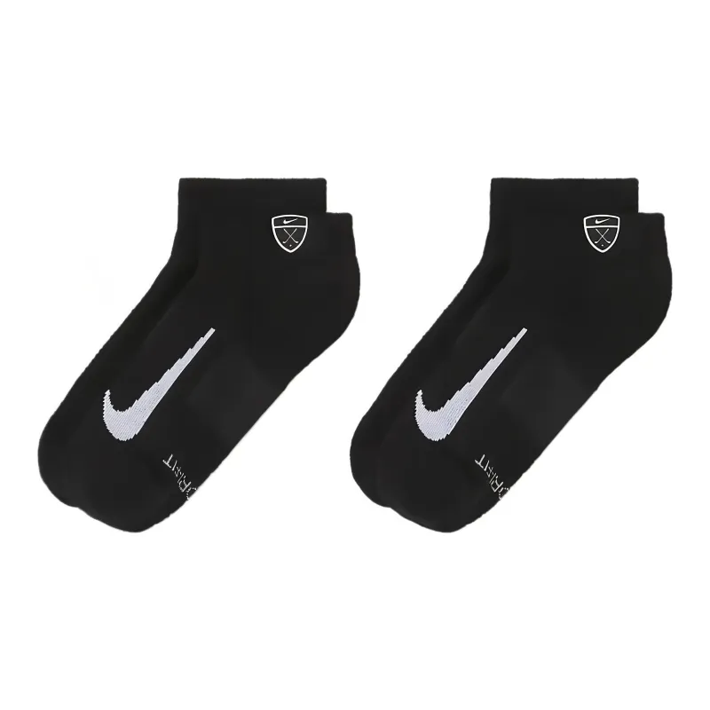 Nike Ankle Socks Men's 2 Pack Black-1