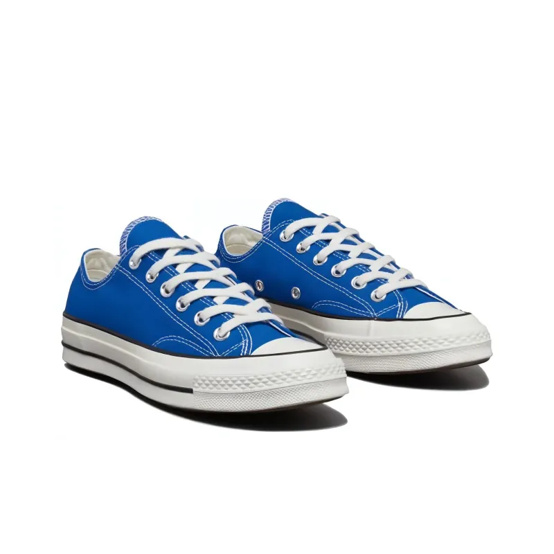 Converse Chuck 70 TAYLOR Anti Slip Wear Resistant Low Top Canvas Shoes Unisex Blue White-2