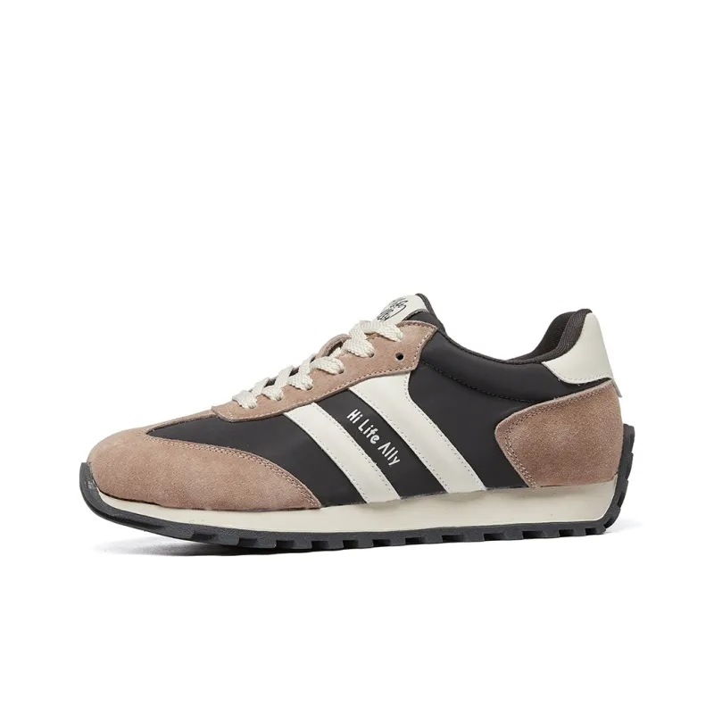 HLA Casual Shoes Women's Low Top Coffee/Navy Blue-5