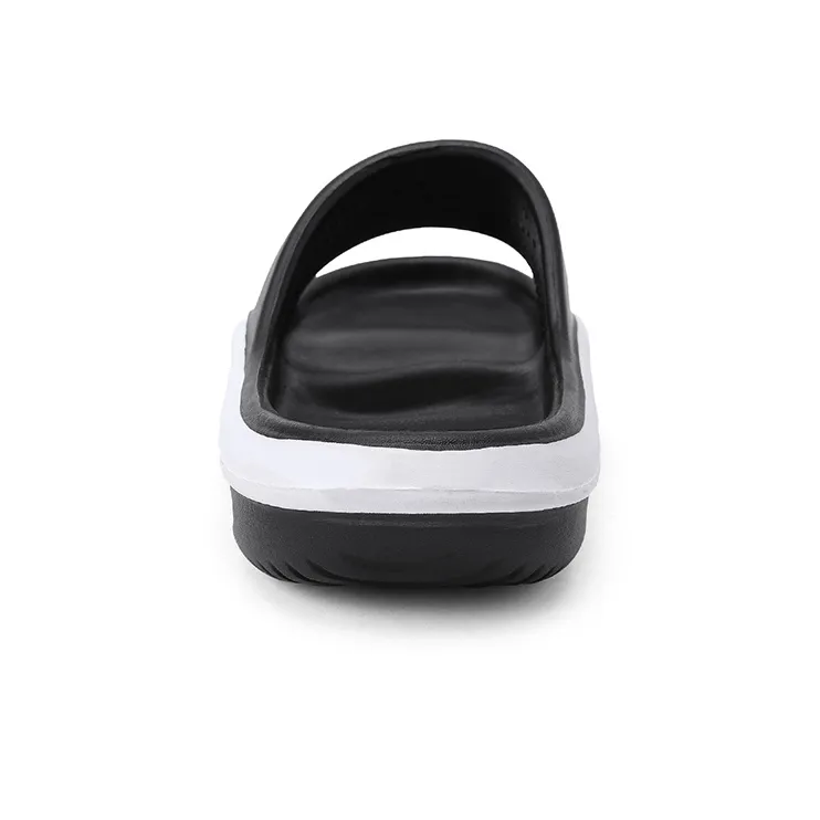 DEERWAY Slide Slippers Men Khaki Orange/Black/White-13