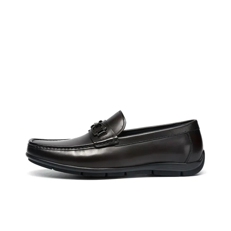 Satchi British Style Loafers Low Top Men's Brown 1.5cm-0
