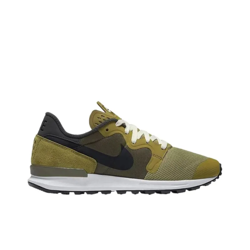 Nike Air Berwuda Cushioning, Wear Resistant Low Top Running Shoes Men's Black Green-1