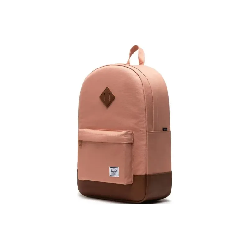 Herschel Fabric Backpack Unisex Orange And Brown-1