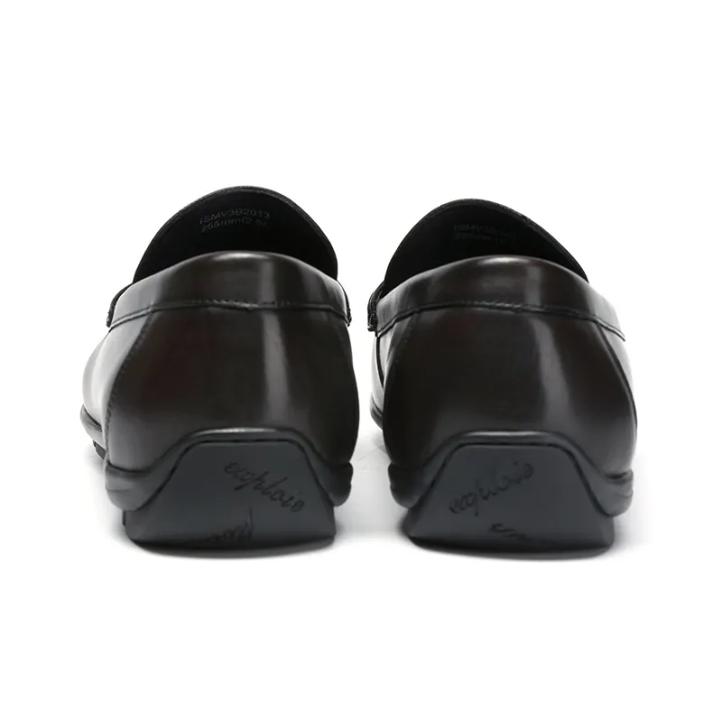 Satchi British Style Loafers Low Top Men's Brown 1.5cm-4
