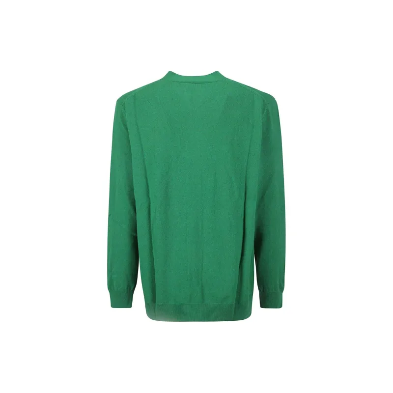 COMME DES GARCONS SHIRT V Neck Knitted Cardigan-1