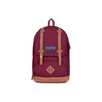 JanSport Artificial Leather Backpack Unisex Reddish Brown