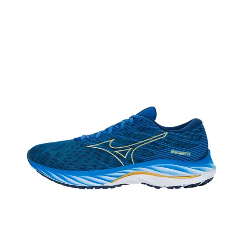 Mizuno Wave Rider 26 'Snorkel Blue Gold'