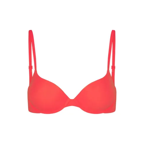SKIMS FITS EVERYBODY PUSH-UP BRA Bra Women's 1 Pack Poppy/Strawflower