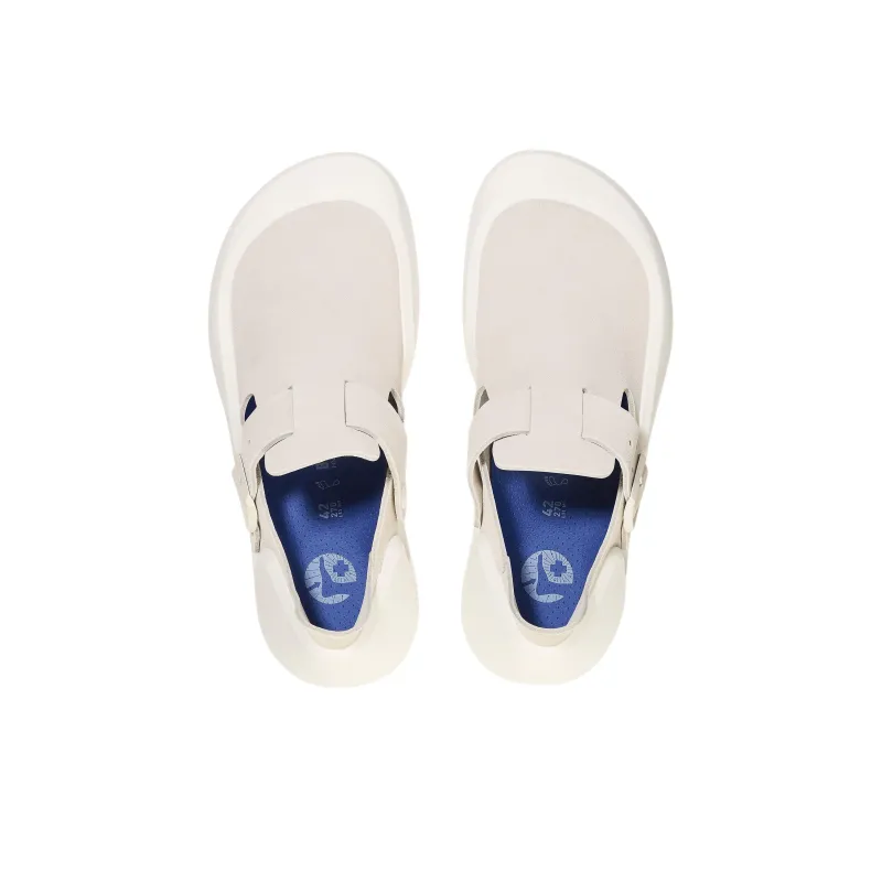 Birkenstock Reykjavik Nubuck Leather Shoes 'Antique White'-4