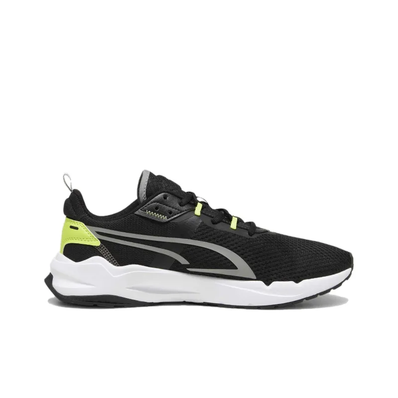 Puma Stride 'Black Electric Lime'-1