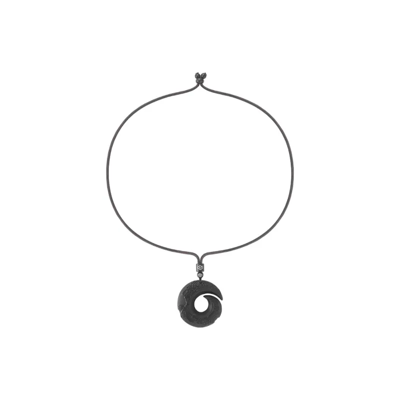 ASTAR HADES Obsidian Jade Necklaces Unisex-1