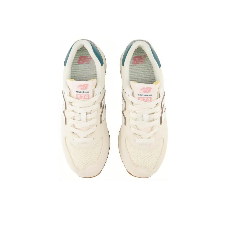 New Balance 574 Plus Turtledove Vintage Teal Women's-2