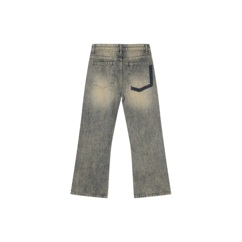 Voguo Relay Bootcut Ripped Jeans Unisex-1