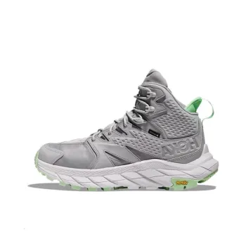 HOKA ONE ONE Anacapa GTX Hiking / Trekking Shoes Unisex Mid Top Gray/Cyan