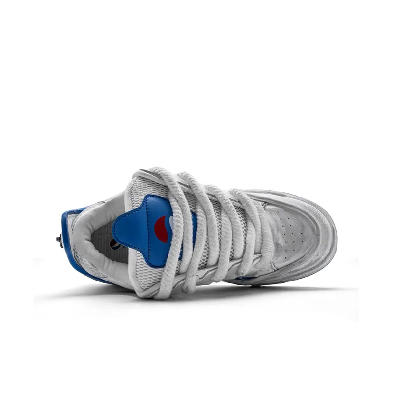 Pepsi Slip-Resistant Cushioning Abrasion-Resistant Low-Top Skateboard Shoes Men's-19