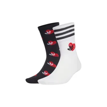 Adidas Mid Calf Socks Unisex 2 Pack