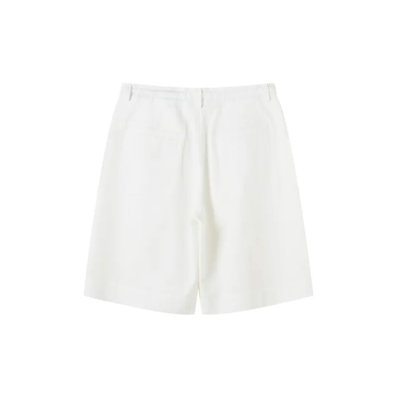 COKEIN Casual Shorts Men's White-1