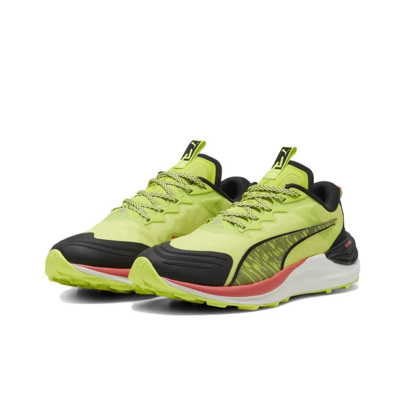 PUMA Electrify Nitro Slip Resistant Running Shoes Men's Green Black-2