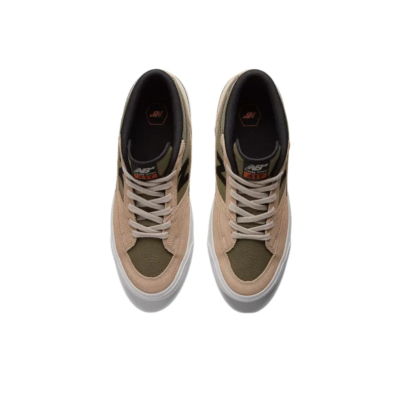 New Balance NB Numeric Series Skateboard Shoes Unisex Mid Top Brown Green-3