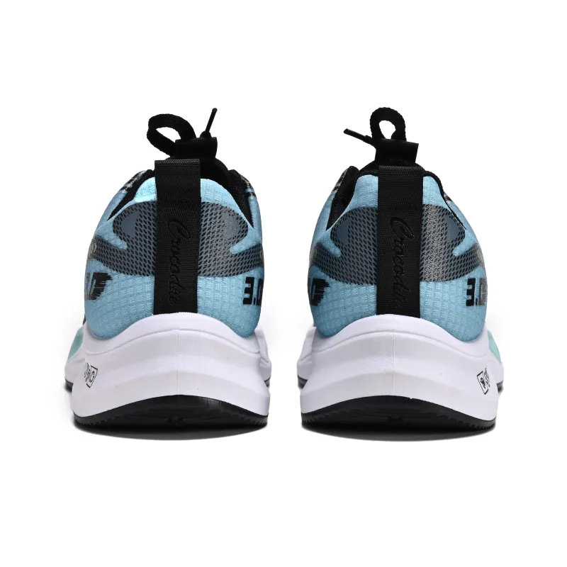 Crocodile Cushioned Slip-Resistant Breathable Lightweight Height Increasing Low-Top Running Shoes Men's-2