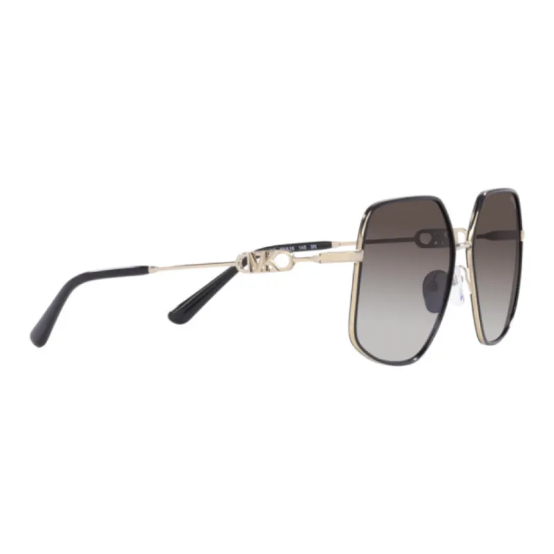 MICHAEL KORS Irregular Shape Sunglasses Men's Black-5