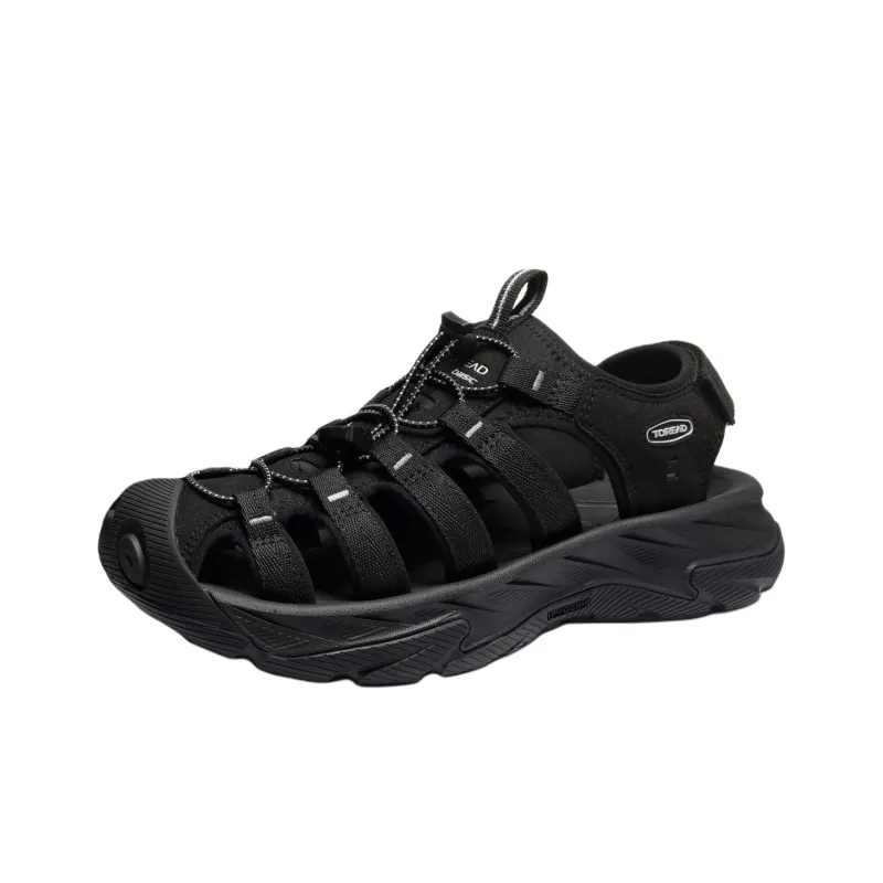 TOREAD Breathable, Slip Resistant, Lightweight River Trekking Shoes Men's Black-0