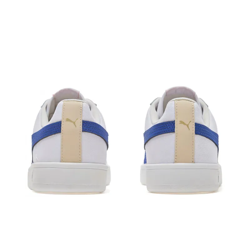 PUMA Court Legend Lo Cv Trainers 'White Blue'-3
