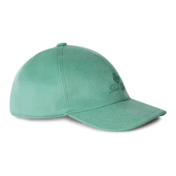 Loro Piana Cashmere Pure Virgin Wool Baseball Caps Women's Green
