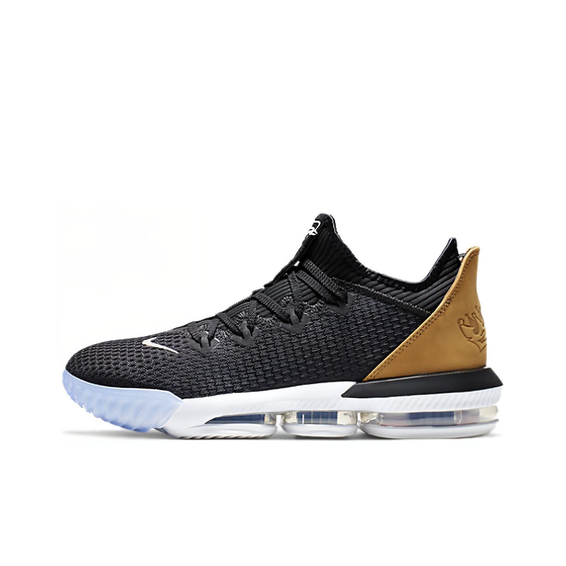 Fashion gold and black lebron 16