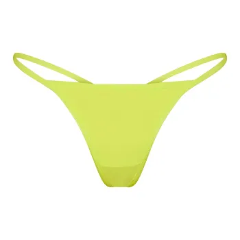 SKIMS FITS EVERYBODY T-STRING THONG Underpants Women's 1 Pack DAFFODIL/Daffodil