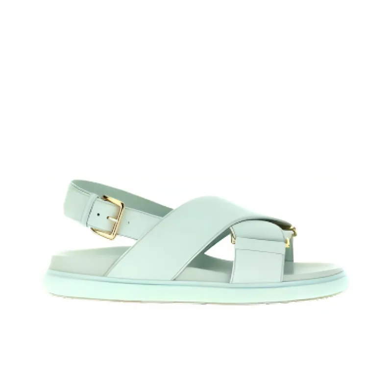 MARNI Logo Embossed Buckled Sandals Women's-1
