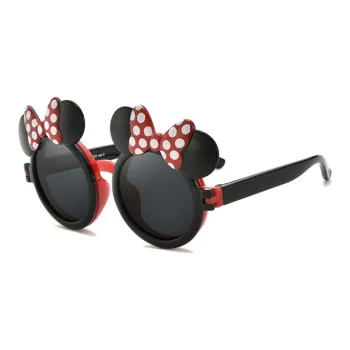 Disney Minnie Series PC Irregular Shape Sunglasses Kids' Black/Pink