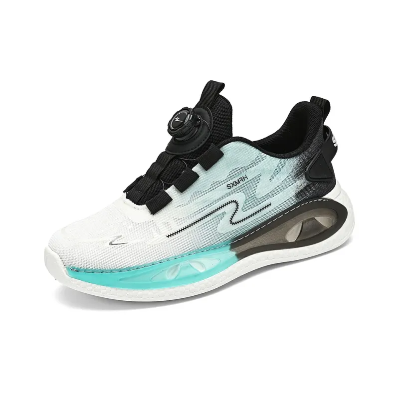 Binary Low Top Running Shoes Men's White Moon-1