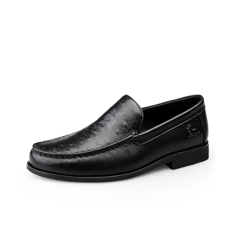 BECK Dress Shoes Men Low Top Brown-1