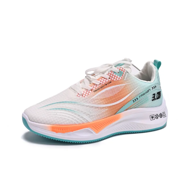 Crocodile Cushioned Slip-Resistant Breathable Lightweight Height Increasing Low-Top Running Shoes Men's-15