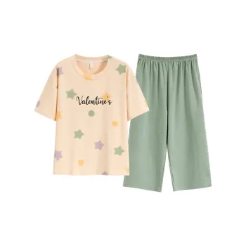 Pretty Lady Pajama Set Women's Apricot