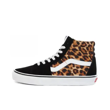 Vans Sk8 Hi Leopard Black White