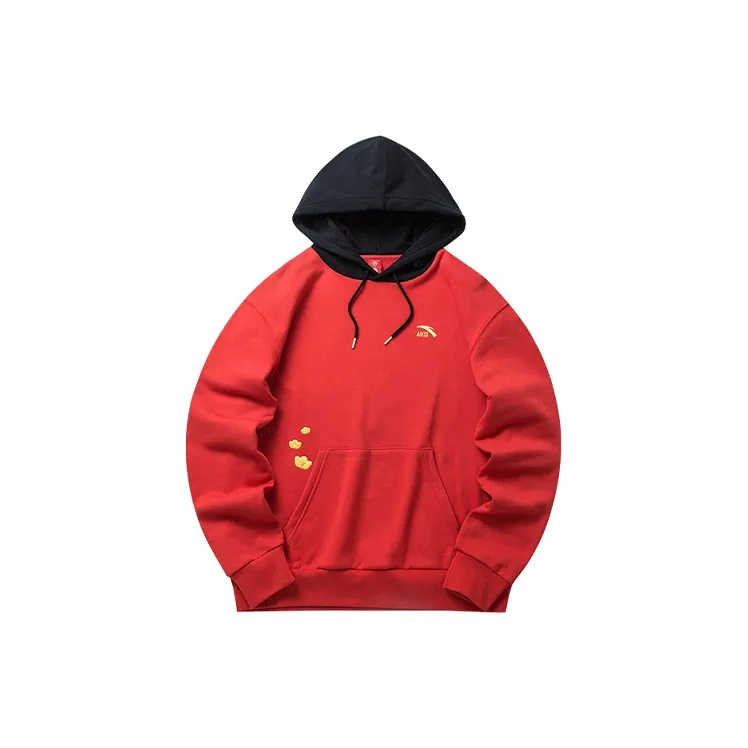 Anta x My King Mansleep Life Collection Sweatshirt Men's Red-1