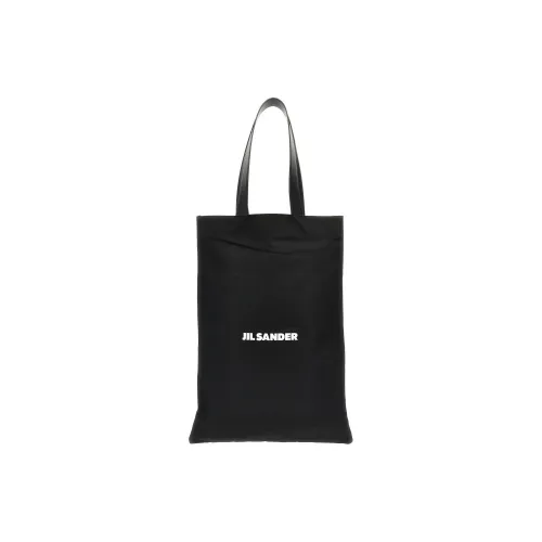 JIL SANDER Logo Print Large Open Top Tote Bag
