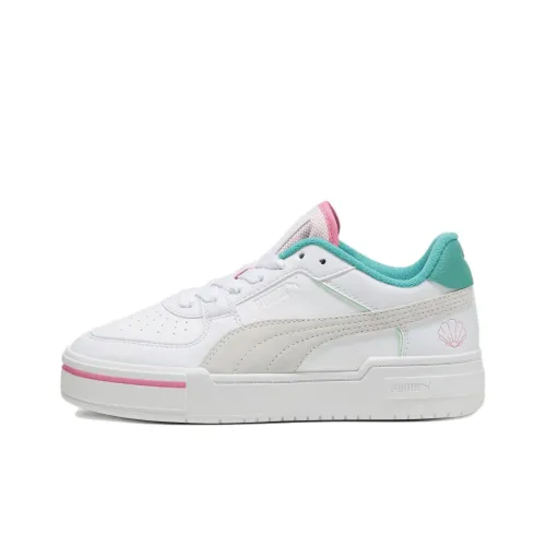 PUMA Ca Pro Retro Resort Anti Slip Wear Resistant Low Top Skateboard Shoes Women's White Pink