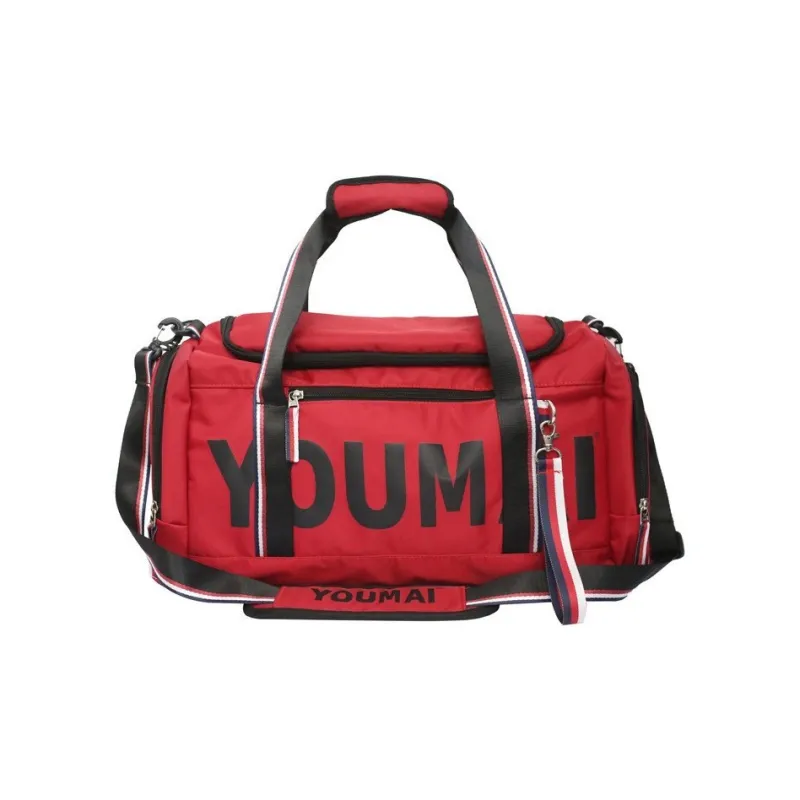 NIGEER Nylon Gym Bag Large Size Unisex Black/Pink/Red/Gray-5
