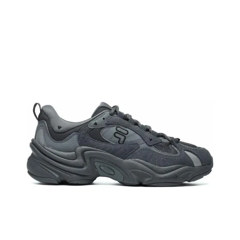 FILA FUSION PANTERA DX Cushioning Anti-Slip And Wear-Resistant Low-Top Chunky Sneakers Men's Castle Gray-1