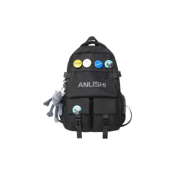NIGEER Nylon Backpack Regular Unisex Black/White/Blue/Gray