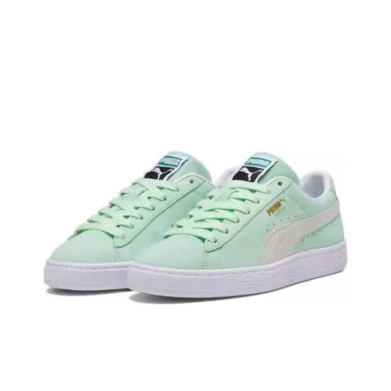 Puma Suede White And Green-1