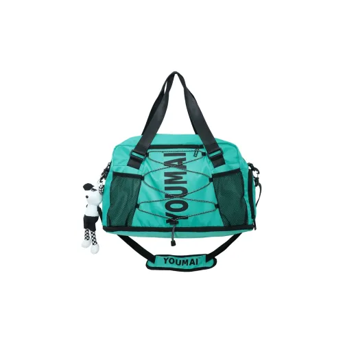 GOBLIN SHARKS 1759 Nylon Gym Bag Medium Size Unisex Turquoise/Army Green/Pink/Black/Red/Yellow/Khaki