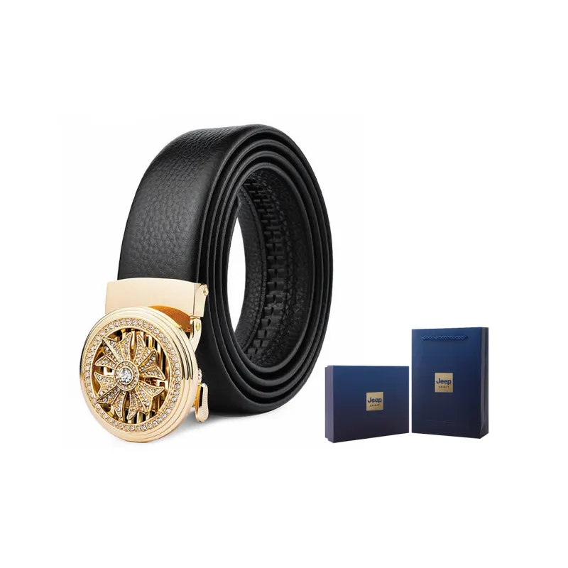 JEEP SPIRIT Leather Belts Men-4