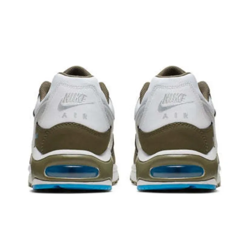 Nike Air Max Command Cushioned Anti Slip Wear Resistant Breathable Lightweight Low Top Running Shoes Men's Olive White-3