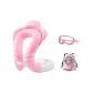 [Pink Three-Piece Set]Arm Ring Swim Ring+Swim Goggles+Swim Bag