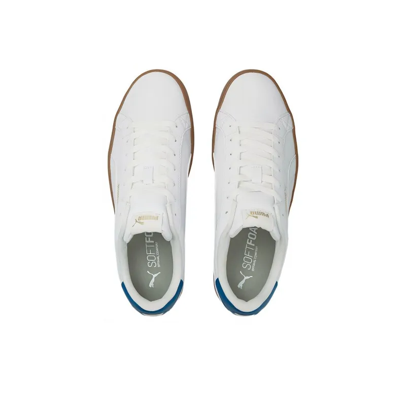 PUMA Smash Vulc V3 Lo 'White Mykonos Blue Gum'-2