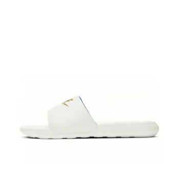 Nike Victori One Slide 'Summit White Metallic Gold'